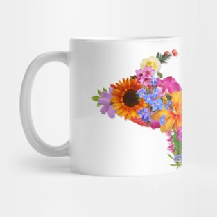 Upper Peninsula Floral Mug